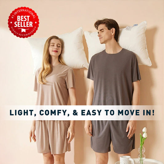 RelaxFit™ - Magical Imported Two-Piece Nightwear Suit for Men & Women 🌙✨