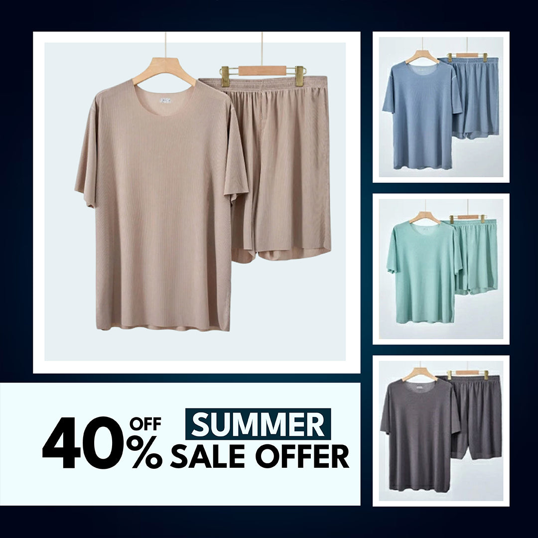 RelaxFit™ - Magical Imported Two-Piece Nightwear Suit for Men & Women 🌙✨