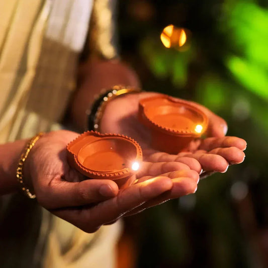 Water Sensor LED Diya - No Fire, No Smoke, No Oil – Just Radiant Light