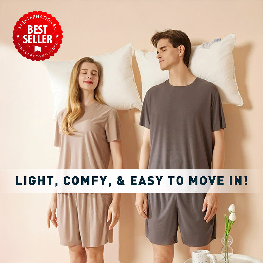 RelaxFit™ - Magical Imported Two-Piece Nightwear Suit for Men & Women 🌙✨