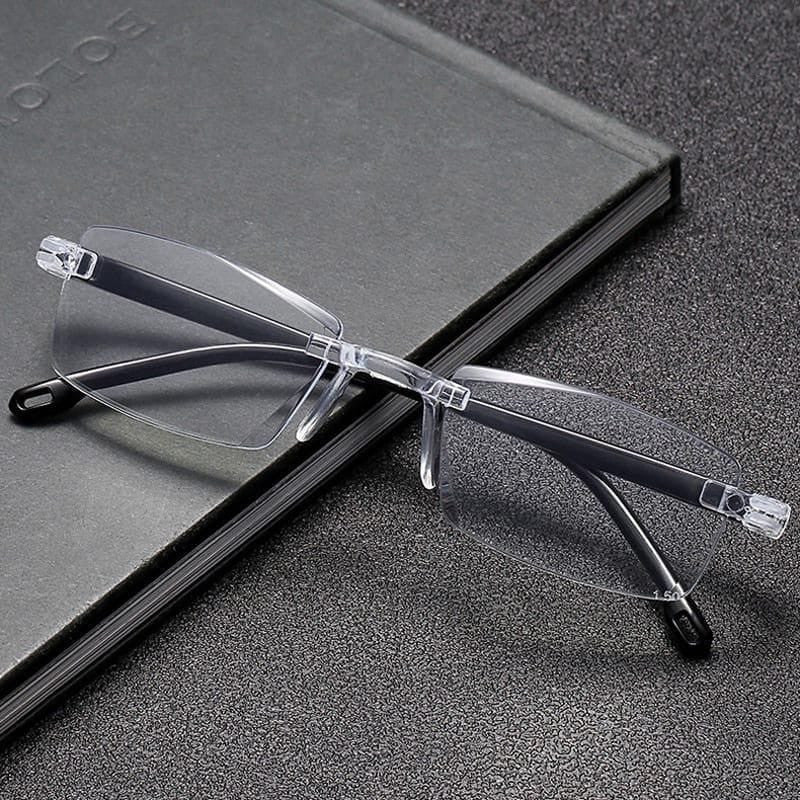 ClearView™ - Rimless One Power Auto Focus Reading Glasses 👓✨ ( Buy 1 Get 1 Free🔥🔥)