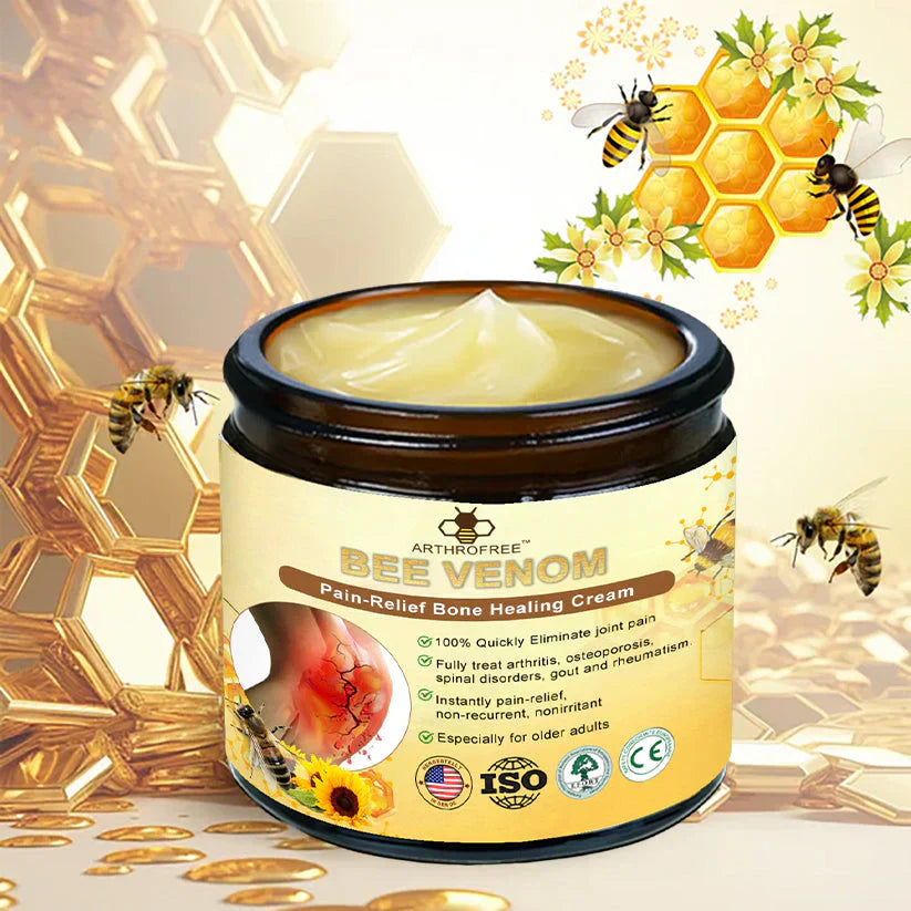 '+ BeeFlex™ - Bee-Venom Pain-Relief Bone Healing Cream 🐝✨(Buy 1 Get 1 Free🔥🔥)