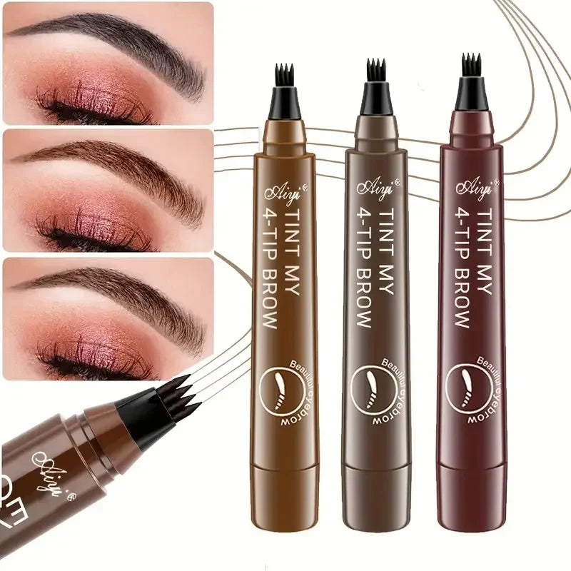 Waterproof 4 Points Long Lasting Eyebrow Pen - (BUY 1 GET 1 FREE🔥🔥)