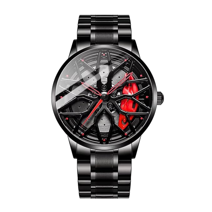 GyroSpin™ - Sports Car Edition Spinning Wheel Wrist Watch ⚡🏎️