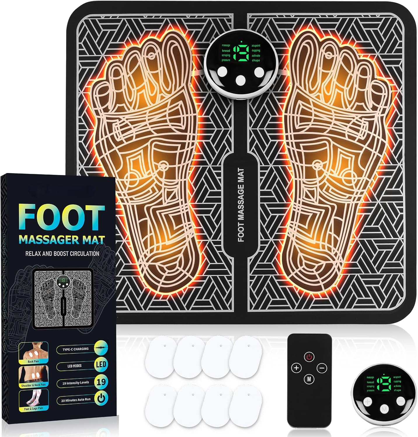 EMS Foot Massager For Instant Pain Relief | Muscle Relaxation
