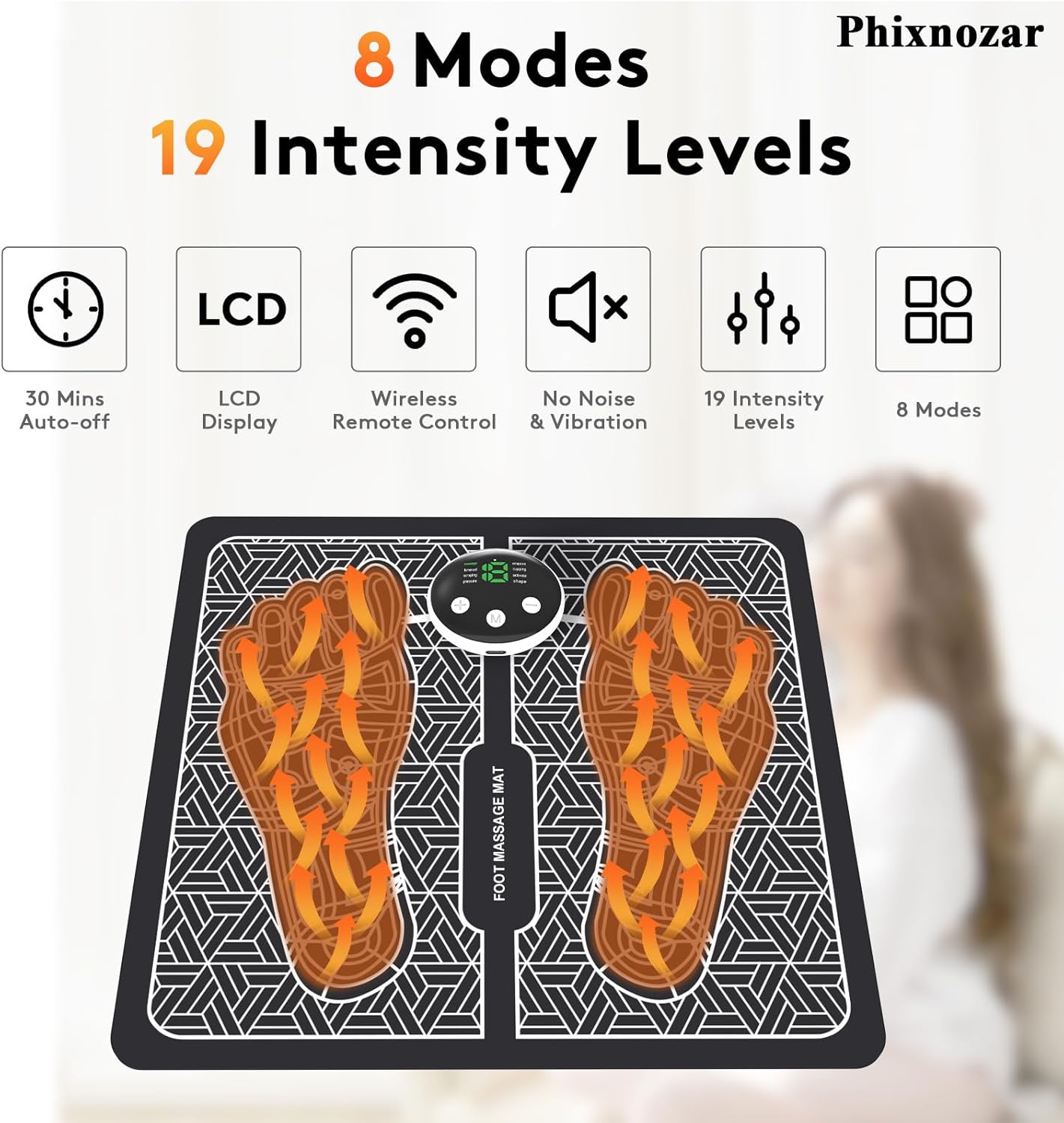 EMS Foot Massager For Instant Pain Relief | Muscle Relaxation