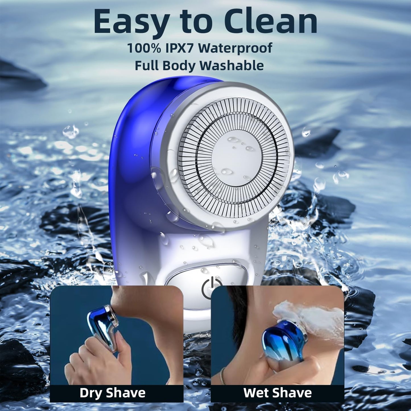 '+ QuickTrim™ Mini Electric Shaver ✂️⚡ (USB Rechargeable & Waterproof)