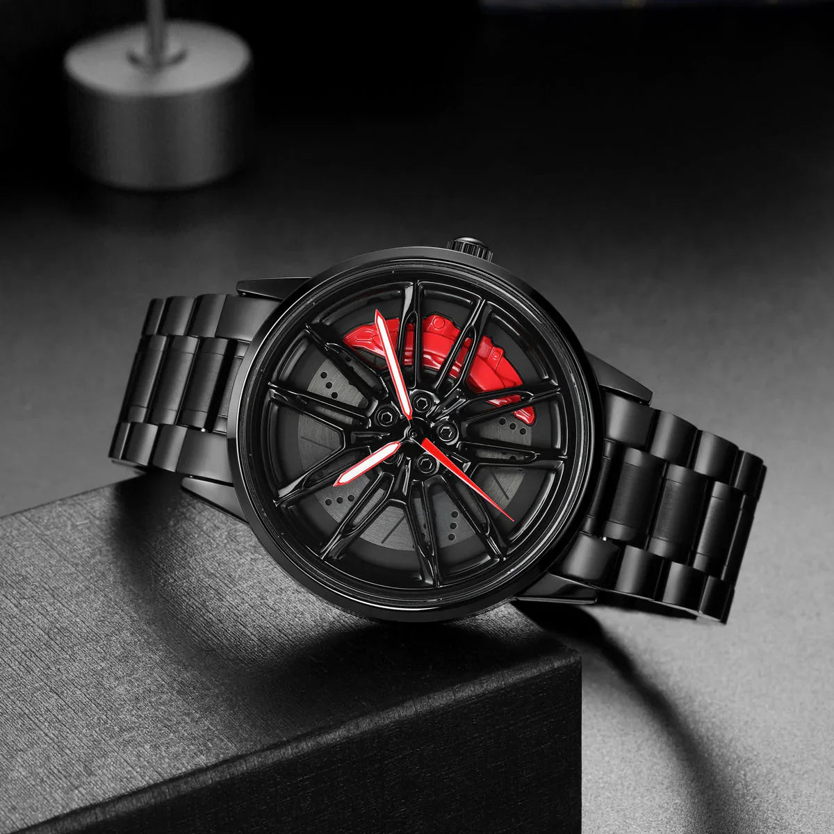 GyroSpin™ - Sports Car Edition Spinning Wheel Wrist Watch ⚡🏎️