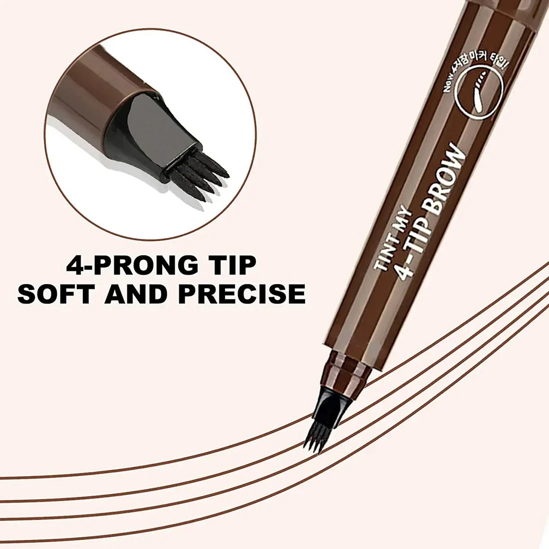 Waterproof 4 Points Long Lasting Eyebrow Pen - (BUY 1 GET 1 FREE🔥🔥)