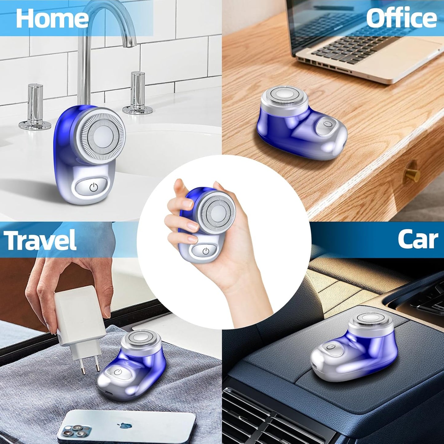 QuickTrim™ Mini Electric Shaver ✂️⚡ (USB Rechargeable & Waterproof)