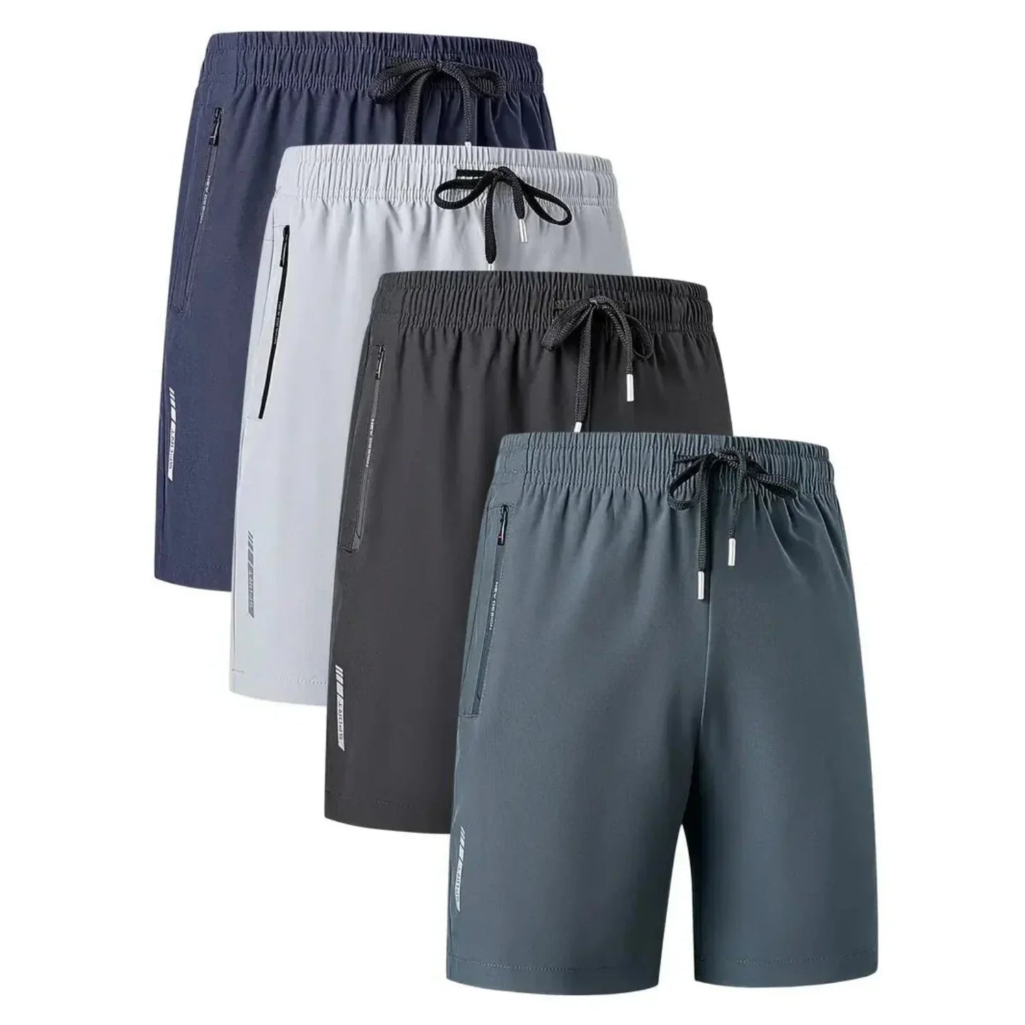 4 Pcs Combo Men's Stretchable Cotton Shorts for Summers 🌞👕